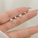 [4 set] innocent pearl piercing set