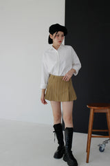 ピーチボクシーシャツ/Peach Boxy Shirt (4color)
