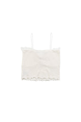 lace top warmer set - ivory