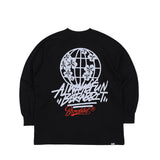 ワールドワイドジャージロングスリーブ / BSR2223FWPO035 WORLD WIDE JERSEY LONG SLEEVE BLACK
