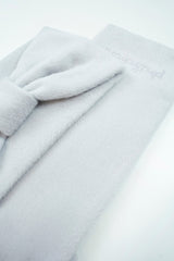 Ribbon Muffler_White Gray
