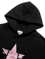スターロゴクロップドフーディー / W STAR LOGO CROPPED HOODIE BLACK(CV2CFFM401A)