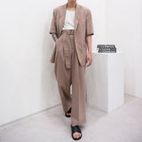 SI ミニマル半袖ジャケット / SI Minimal Short-Sleeved Jacket (2 colors)