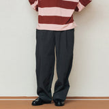 バンディングナイロンパンツ/BANDING NYLON PANTS_CHARCOAL