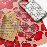 ポピーポピー iPhoneケース/White Poppy (iPhone) Jelly Case