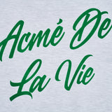 SCRIPT LOGO PRINTING SWEAT SHIRT MELANGE