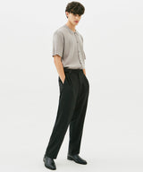 MINIMAL ONE TUCK GURKHA PANTS (BROWN) (6585158533238)