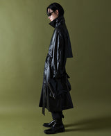 [自主製作] [Restock] ルーカスレザートレンチコート/LUCAS leather trench coat (2 color)