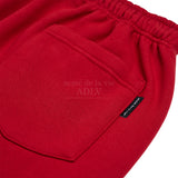 BASIC LOGO RIVET WARM PANTS (RED)