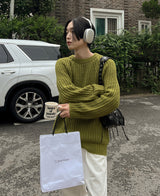 ボーイフレンドオーバーニット (3 color)