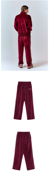シグネチャートラックパンツ/SIGNATURE TRACK PANTS [BURGUNDY]