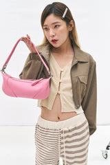コアストリングボンバージャケット / Core string bomber jacket jk (2 colors)