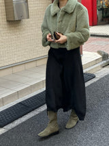 [MADE] Pudding Fur Jacket (Matcha Green)