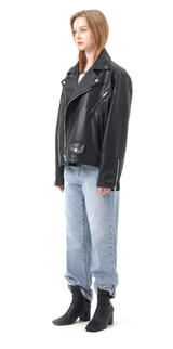 Leather biker jacket (4638418763894)