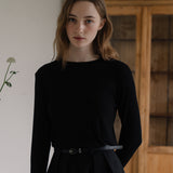 Soft Round T-shirt - Black