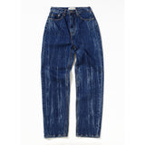 クラックウォッシングデニムパンツ/Crack Washing Denim Pants _ Dark Blue