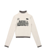 W SLAMMERS TURTLE NECK KNIT IVORY(CV2DFFK640A)