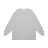 VZロゴビックオバーフィットポケットロングスリーブグレー/VZ Logo Big Over Fit Pocket Long Sleeve Gray (6683336540278)