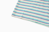 オールウェイズ刺繍ストライプTシャツ / ALWAYS EMBROIDERED STRIPE T-SHIRT(IVORY)