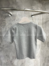 ウォームナッピングクロップドショートスリーブTシャツ