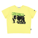 [NF] RASCAL CROP TEE (YELLOW)_F23QB220