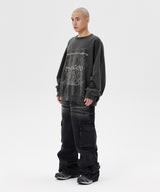 MULTI-LOGO PIGMENT SWEATSHIRT
