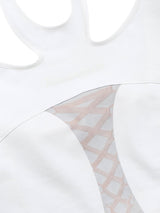 ロマンティサイズバックレストップ / Romanticize Balckless Top WHITE