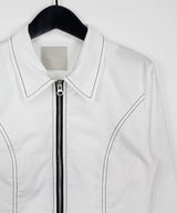 トゥースジッパーシャツ/Tooth Zipper Shirt (2color)