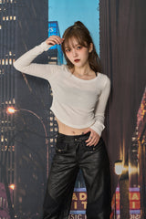 スムースロングスリーブ / SMOOTH LONG SLEEVES (IVORY)