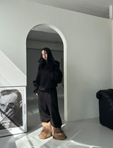 Valen Napping Backless Hoodie