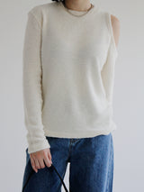 ブリーズスリットニット / Breeze slit knit (3color)