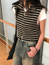 ニスモストライプニットベスト