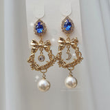 Royal Blue Garden Earring