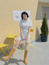 カラーリボンドレス/Color Ribbon Dress (4color)