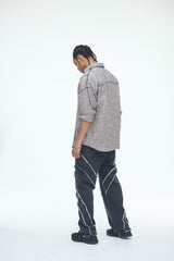 コンマデニムパンツ/Comma Denim Pants Grey