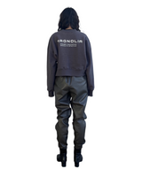 プリントクロップドスウェット/Print Cropped Sweat-CHARCOAL