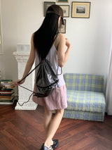 サンクヒッピートゥウェイホルターロングストラップナシ/Sank Hippie Two Way Halter Long Thong Camis