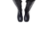 Platform Long Boots(Black)