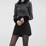 Doven mink hook cardigan