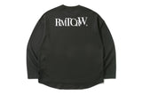 リセントロゴロングスリーブ / RECENT LOGO LONG SLEEVE_CHARCOAL