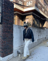プレーンストレートホワイトパンツ