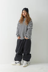 スーパーワイドベンティレーションパンツ / BSR2223FWPT003 BSR HQ SUPER WIDE VENTILATION PANTS BLACK