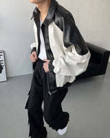 90's コーティングレザージャンパー / 90's Coating Leather Jumper (2 colors)