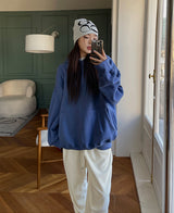 (×)(UNISEX) ラムス起毛フード