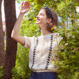 ロープケーブルサマーニット / Rope Cable Summer Knit
