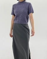 サイドスリットロングスカート / Side slit long skirt (3color)