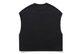 サイドオープンニットベスト / SIDE OPEN KNIT VEST_BLACK