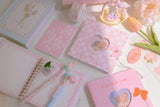 Heart pocket ♡ twin ring notebook