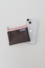 flat card pouch (brown)