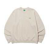 ベーシックロゴスウェット/BASIC LOGO MTM OATMEAL